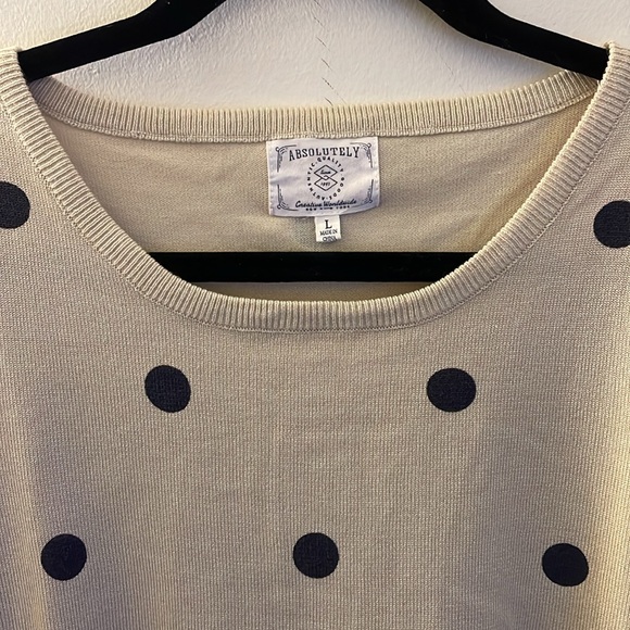 Polka Dot knit Sweater - Picture 3 of 7